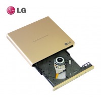 LG 8倍速 USB2.0接口 外置DVD光驱刻录机 玫瑰金色 （兼容windows 8和MAC操作系统）GP65NG60
