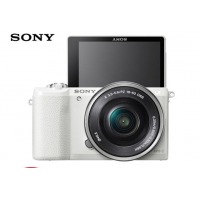 索尼（SONY）ILCE-5100L 入门级微单相机/美颜自拍 照相机 a5100 A5100L（白色）含16-50镜头