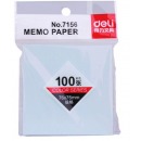 得力（deli） 7156 12本彩色便利贴粘性便签纸