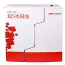 海康威视超五类网线 原装工程级无氧铜 高速网络非屏蔽双绞线 室外防水耐磨工程专用305米/箱