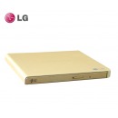 LG 8倍速 USB2.0接口 外置DVD光驱刻录机 玫瑰金色 （兼容windows 8和MAC操作系统）GP65NG60