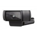 罗技（Logitech） C920e主播专用摄像头 高颜值美颜直播立体声麦克风高清视频摄像头 黑色