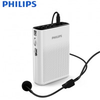飞利浦(PHILIPS)SBM200 便携式扩音器 插卡音箱 扩音喇叭 大功率教学专用教师