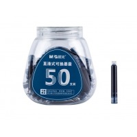 晨光（M&G）可擦墨蓝直液式可换钢笔墨囊 50支装AIC47623