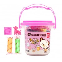得力(deli)7022 学生/儿童不粘手彩泥/橡皮泥(12色)