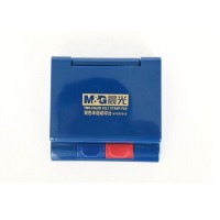 晨光（M&G）双色半自动印台 快干印台财务盖章印泥 财务用品 1个装