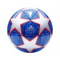 adidas阿迪达斯欧冠杯足球2019儿童青少年比赛训练5号标准用球新品机缝款 球迷蓝色夜空款 #5