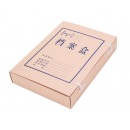 得力(deli)A4无酸牛皮纸档案盒 厚40mm资料盒文件盒5611