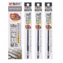 晨光(M&G)0.38mm黑色葫芦头中性笔签字笔水笔替芯笔芯 20支/盒MG6100