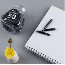 晨光（M&G）黑色直液式可换钢笔墨囊 50支装AIC47623