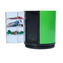 钊盛 ZSS彩色笔筒组合旋转笔筒可放置回形针大头针中性笔圆珠笔剪刀尺等物品彩色笔筒多功能 ZS-468组合旋转笔筒