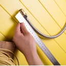 得力(deli) 不锈钢直尺刻度尺公制刻度绘图钢尺50cm DL8050