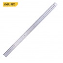 得力(deli) 不锈钢直尺刻度尺公制刻度绘图钢尺50cm DL8050
