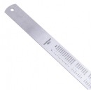 得力(deli) 不锈钢直尺刻度尺公制刻度绘图钢尺50cm DL8050