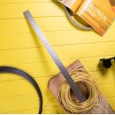 得力(deli) 不锈钢直尺刻度尺公制刻度绘图钢尺50cm DL8050