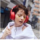  森麦（Senmai） 魔鬼猫音魔蓝牙头戴式耳机 主动降噪隔音无线耳麦通用苹果索尼安卓手机电脑男女生 