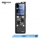 爱国者（aigo）录音笔 R6625 16G 微型专业 超长录音 学习/会议采访取证录音 高清远距降噪 MP3播放器 黑色