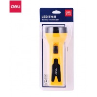 得力（deli）3662 强光手电筒 远射USB充电式 家用便携 户外骑行灯 颜色随机