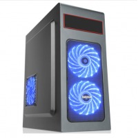 先马(SAMA)工匠1号 电脑机箱 黑色(USB3.0/支持显卡350mm/金属面板/一体成型/)