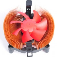 超频三(pccooler)青蛇炫彩版CPU风扇 多平台CPU散热器(8CM/多平台支持/配硅脂)
