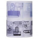 得力（deli） 创意图案和纸胶带 学生文具小清新透明胶 HZ015 