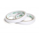 得力(deli)高粘性棉纸双面胶带 12mm*10y(9.1m/卷) 24卷/袋装 办公用品 30401