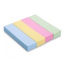 得力（deli）100张4色分条便利贴便签纸 76*19mm记事贴N次贴66307 