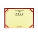 得力（deli） 绒面荣誉证书颁奖得奖获奖状外壳聘书 16K荣誉证书(190*135mm) 7579