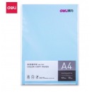 得力（deli）A4浅蓝色复印纸 彩色打印纸手工折纸卡纸 80g100张/包 7757
