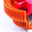 超频三(pccooler)青蛇炫彩版CPU风扇 多平台CPU散热器(8CM/多平台支持/配硅脂)