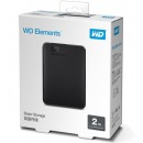 西部数据(WD)2TB USB3.0移动硬盘Elements 新元素系列2.5英寸(稳定耐用 海量存储)WDBUZG0020BBK