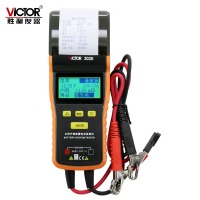 胜利仪器VICTORVC3015蓄电池检测仪汽车蓄电池测试仪电瓶寿命好坏启动能力内阻VC VC3026【12V 打印版】
