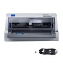 EPSON 630K2针式打印机 平推式针式打印机/打印宽度：82列/复写能力：6+1份/接口：USB2.0/打印厚度：0.53mm