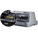 EPSON 730K2针式打印机 平推式针式打印机/打印宽度：82列/复写能力：6+1份/接口：USB2.0/打印厚度：0.53mm