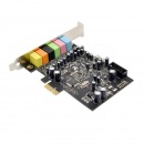 PCI-E 7.1数字内置电脑台式机HIFI声卡 CM8828 支持前置音频 白色