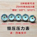 闪电客 小表_高压压力表_恒压阀夜光压力表_25mm_5103040mpa_气压表 30MPA彩色m8.1螺纹1个