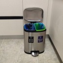 优曼钢脚踏分类桶5L+5L
