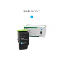 利盟（lexmark）彩色打印机粉盒78C3OC0蓝色