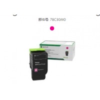 利盟（lexmark）彩色打印机粉盒78C30M0红色