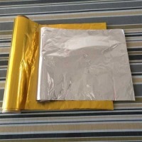 美术手工锡纸包装铝箔纸锡箔纸饰品材料吸纸商用工业用装饰修金/银色