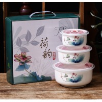 荷韵保鲜碗 小礼品开业礼品赠客户品送实用礼物纪念品 3个/装