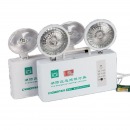 双头应急照明灯充电安全出口四线强启消防应急灯 白色