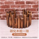 下水道管外漏管装饰 仿真树皮管道装饰包柱子消防下水管道美化墙面室内阳台假树皮遮挡 中款木桩1个