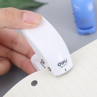 得力文具打孔器 活页纸张打孔机手动打眼单孔手工DIY办公文件装订