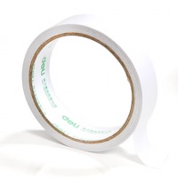 得力24mm*10y双面胶带 棉纸手工胶带 30403大号双面胶 文具用品薄
