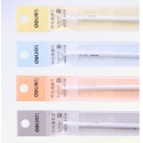 得力A832，0.38mm中性笔芯 中性替芯黑色全针管笔芯 20支/盒