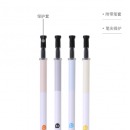 得力A832，0.38mm中性笔芯 中性替芯黑色全针管笔芯 20支/盒