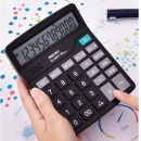 得力837Y，语音计算器 得力计算器桌面计数器商务带声音计算器
