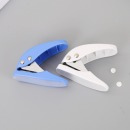 得力文具打孔器 活页纸张打孔机手动打眼单孔手工DIY办公文件装订