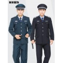 2020新式保安工作服蓝灰夹克春秋套装长袖服装保安服冬装加厚保安制服